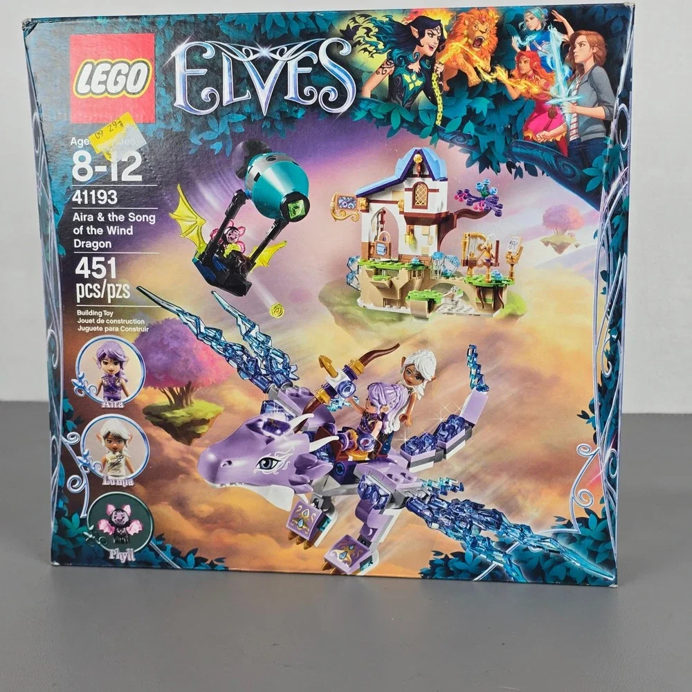 LEGO Elves: Aira & the Song of the Wind Dragon 41193 Retired Set Building Kit